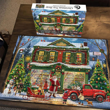 Pieci 1000 pezzi per il negozio di giocattoli di Natale 1000 pezzi